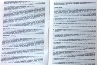 The Conspiracy against South Africa