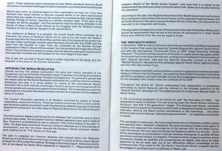 The Conspiracy against South Africa