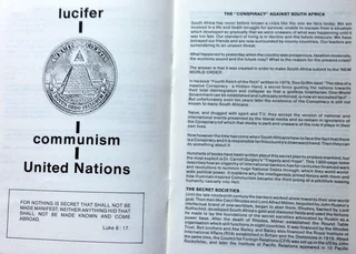 The Conspiracy against South Africa