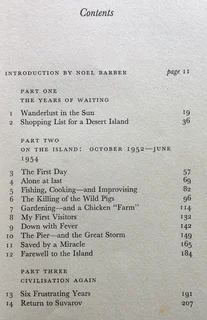 An Island to Oneself - Tom Neale - Introduction by Noel Barber - Hardcover