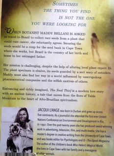 The Seed Thief - Jacqui  L&#39; Ange