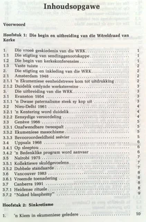 Die wereldraad van Kerke - &#39;n anti-Christelike wegbereider - Ds Andre Van Den Berg