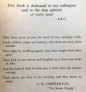 The New Unhappy Lords - an exposure of power politics - A K Chesterton