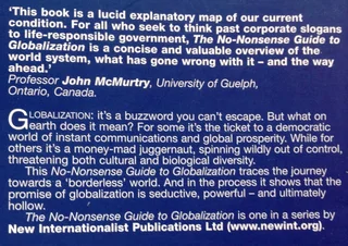 The NO NONSENSE guide to globalisation - Wayne Ellwood