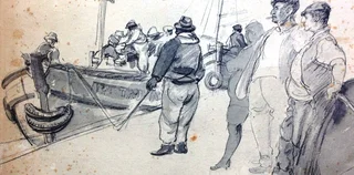 Fishermen of the Cape - illustrations by Bruce Franck and text by Frank Robb - Hardcover