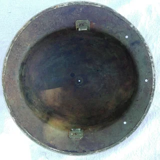 Brodie helmet featuring COPY of hand painted emblem of first South African Infantry Brigade 1916