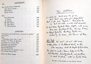 The Complete Poems of Rupert Brooke - Leatherbound and Gold Embossed