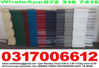 Strong  Chomadek roof sheets sold to public