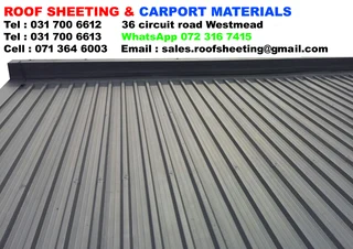 Strong IBR Roof sheets sold to the public