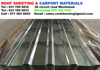 Strong Galvanised IBR Corrugated roofing
