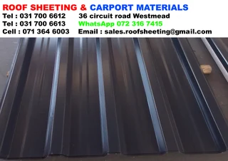 Dark Grey Roof sheets on special