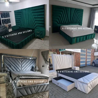 Sleigh beds, headboards, bedroom suite