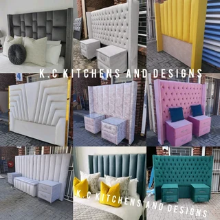 Sleigh beds, headboards, bedroom suite