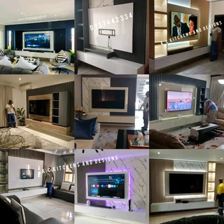 Wall mounted TV stands