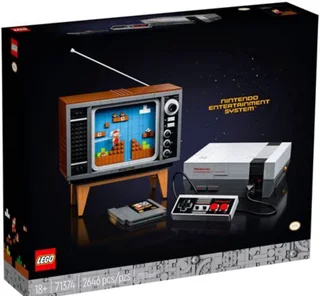 Lego 71374 NES and Tv Set