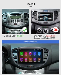HYUNDAI i10 ANDROID MEDIA/NAVIGATION/BLUETOOTH UNIT - 9 INCH FULL HD TOUCHSCREEN