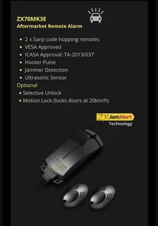Vehicle Alarms System Sanji Zx70mk Installation