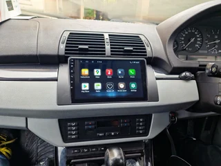 Bmw x5 (e53) 9 inch android media navigation bluetooth unit