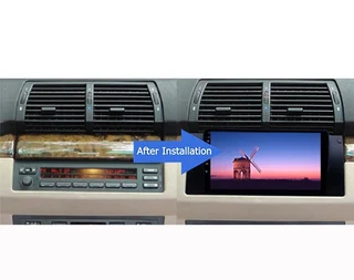 Bmw x5 (e53) 9 inch android media navigation bluetooth unit