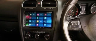 Vw golf 6 android 9 inch touchscreen media player with gps bluetooth