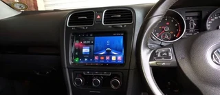 Vw golf 6 android 9 inch touchscreen media player with gps bluetooth