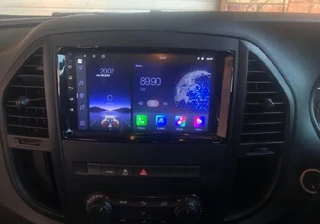 Mercedes benz vito 9 inch android media navigation bluetooth unit