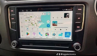 VW 7 INCH ANDROID TOUCHSCREEN MEDIA PLAYER WITH CARPLAY/ ANDROID AUTO - NEW SPEC OEM LOOK