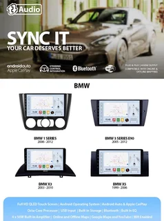 BMW Android Media Player With Apple CarPlay and Android Auto