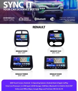 vehicle replacement radio with apple carplay an android auto