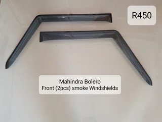 Mahindra Bolero Bakkie Front (2pcs) smoke Windshields