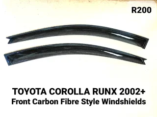 Toyota RunX 2002+ Front Carbon Fibre Looks Windshields