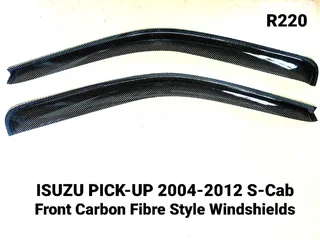 Isuzu Pickup S-Cab 2004-2011 Front Carbon Fibre Looks Windshields