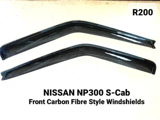 Nissan NP300 S-Cab Front Carbon Fibre Looks Windshields