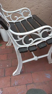 Cast iron garden table and chairs