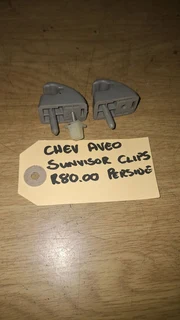 Chev Aveo Sunvisor Clips R80.00 Perside