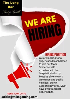 Bartenders & Supervisor