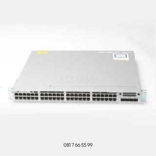 Cisco Catalyst 3850 (WS-C3850-48T-S) Switch - Stackable 48x 10/100/1000 Ports, 2x 350WAC PSU IP Base
