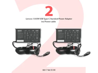 2x Lenovo ThinkPad 135W AC Adapter (USB-C) - Sealed Units