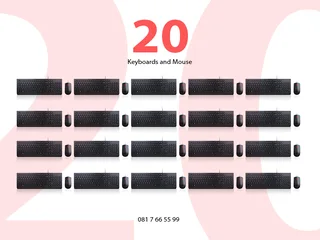 20x Lenovo Essential Wired Keyboard and Mouse Combo - Sealed Units