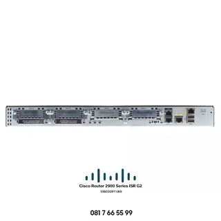 Cisco 2901 Router Isr G2 (cisco2901/k9) W/ 2 Ge, 4 Ehwic, 2 Dsp, 256mb Cf, 512mb Dram, Ip Base