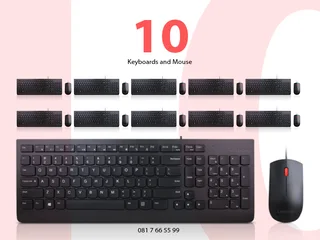 10x Lenovo Essential Wired Keyboard and Mouse Combo - Sealed Units