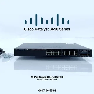 Cisco Catalyst 3650 (WS-C3650-24TS-S) Switch - 24 GigE,  Layer 2 - 3,  4x1G Uplinks, IP Base
