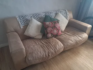 Coricraft genuine leather 3 seater sofa