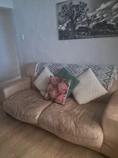 Coricraft genuine leather 3 seater sofa