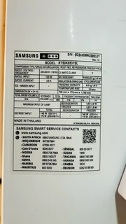 Silver Samsung 500l fridge freezer