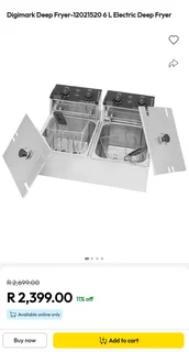 Digimark 6litre Dual Deep Fryer