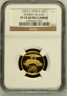 2002 S.africa Robben Island G2r pf 70 Ultra Cameo