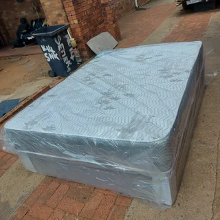 Double Bed, Headboard and Gas Heater