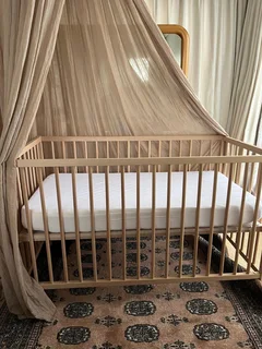 Wooden cot