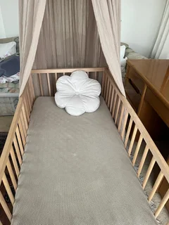 Wooden cot